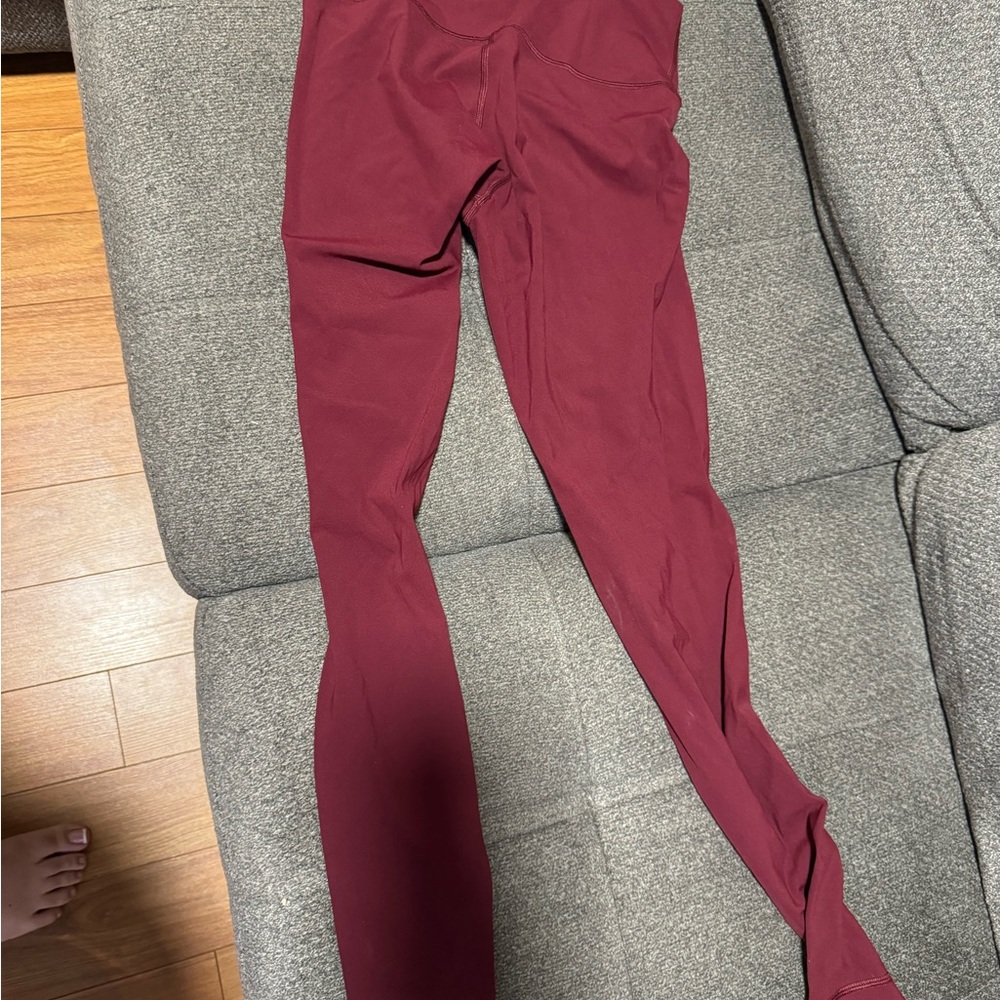 lululemon athletica Burgundy Leggings